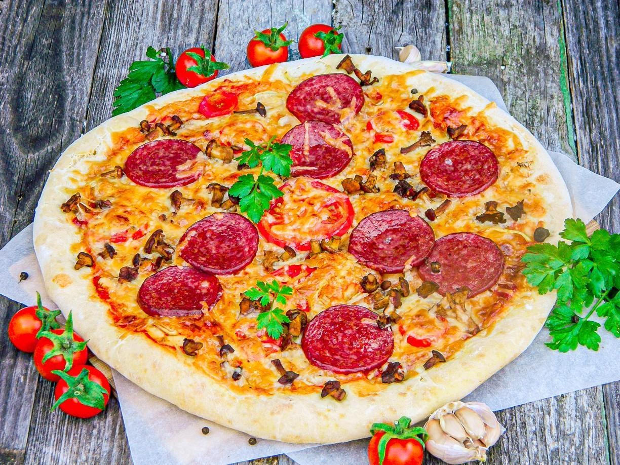 пицца быстрого приготовления в духовке рецепт без дрожжей фото 97