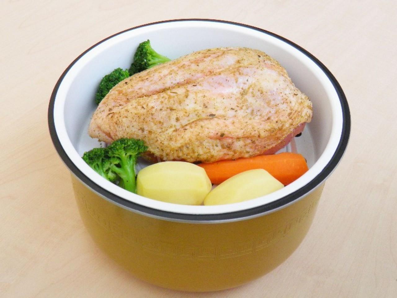 Курица с овощами в мультиварке рецепты с фото простые
