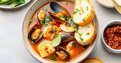 Зуппа де пеше (Zuppa di pesce) рыбный суп