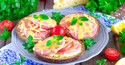 Как сделать горячие бутерброды