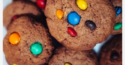 Печенье с драже MMs.