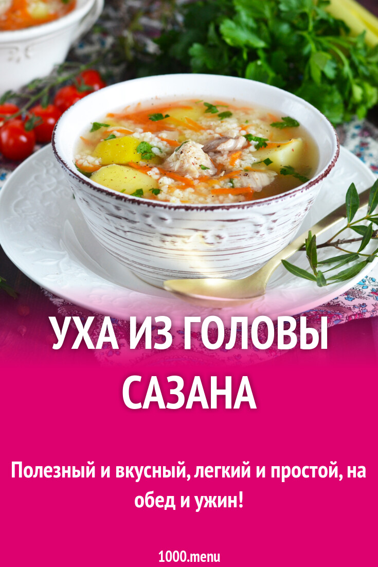 Уха из головы сазана рецепт фото пошагово и видео - 1000.menu