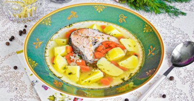Рыбный суп из форели
