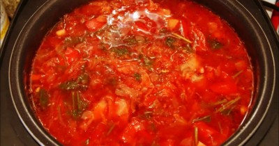  Борщ со свининой в мультиварке - пошаговый рецепт приготовления с фото  