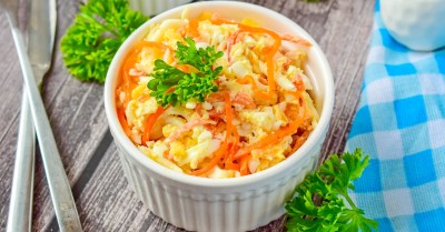 Салат корейская морковь сыр