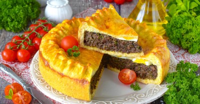 Пирог с ливером в духовке