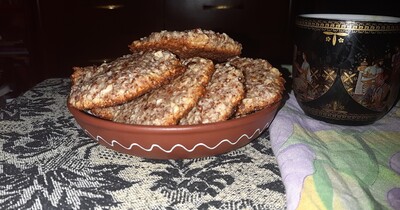 Миндальное печенье с лимонной цедрой