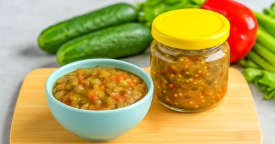 Соус Релиш с огурцами на зиму