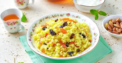 Плов с курагой и черносливом