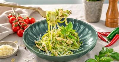 Паста из кабачков с курицей ПП