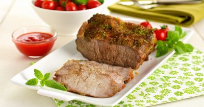 Говядина куском в духовке в фольге