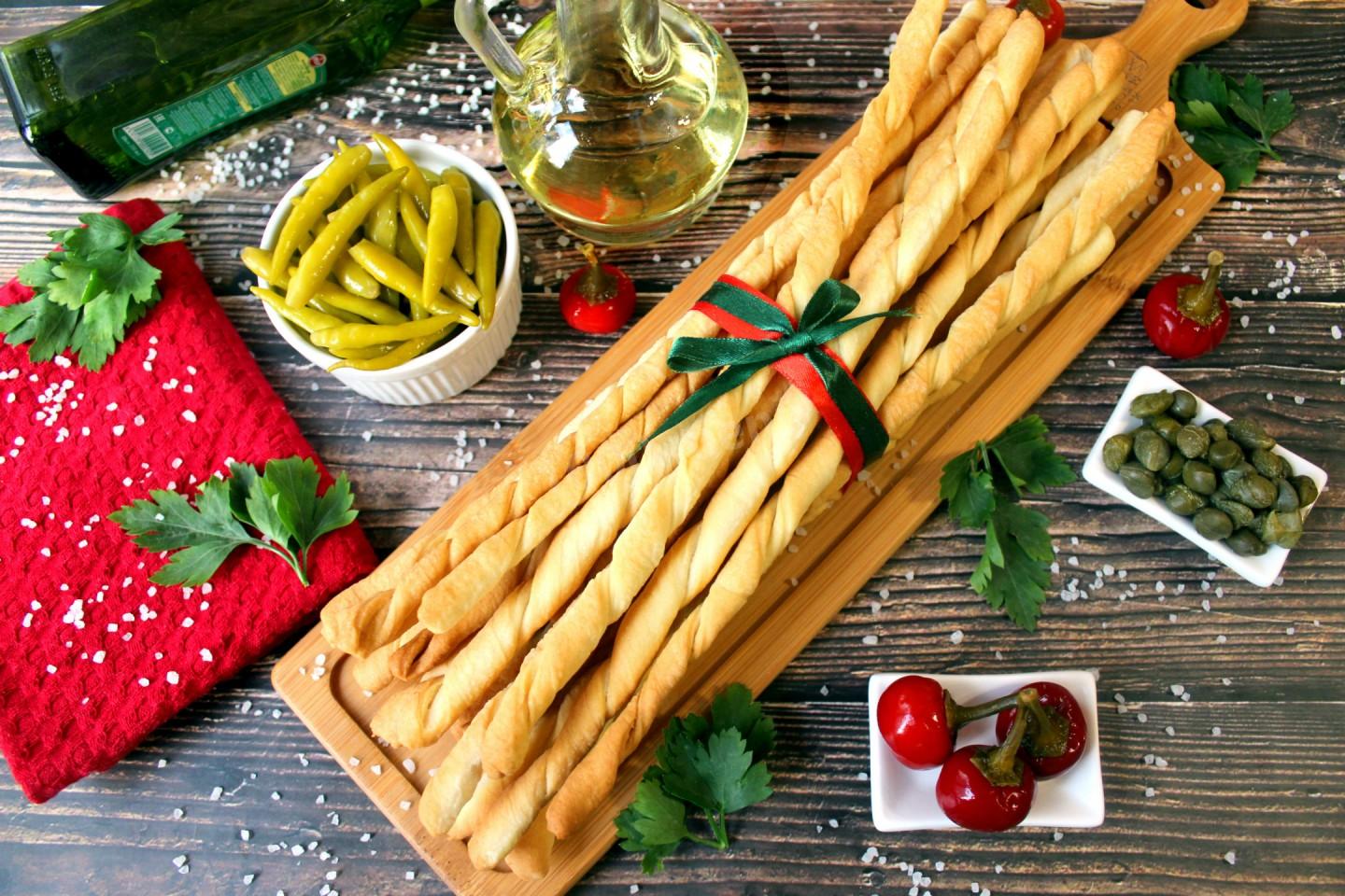 Итальянские хлебные палочки гриссини