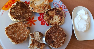 сырник с сухофруктами и семечками