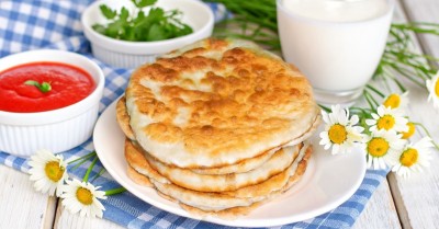 Пресные лепешки на сковороде быстро и просто