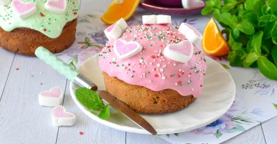 Кулич пасхальный с желатином