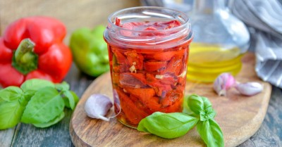 Вяленые болгарские перцы на зиму