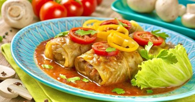 Голубцы с тушенкой и рисом