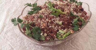 Густое лобио из фасоли со специями