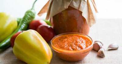 Томатный соус с болгарским перцем и овощами на зиму