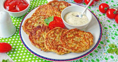 Кабачковые оладьи с псиллиумом