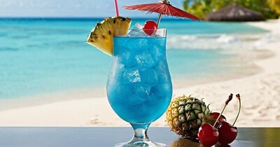 Алкогольный коктейль Голубые Гавайи
