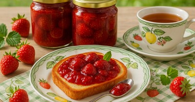 Клубничное варенье без сахара ПП