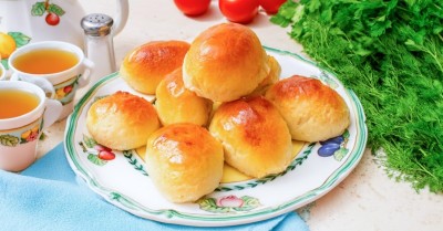 Пирожки с капустой мясом в духовке