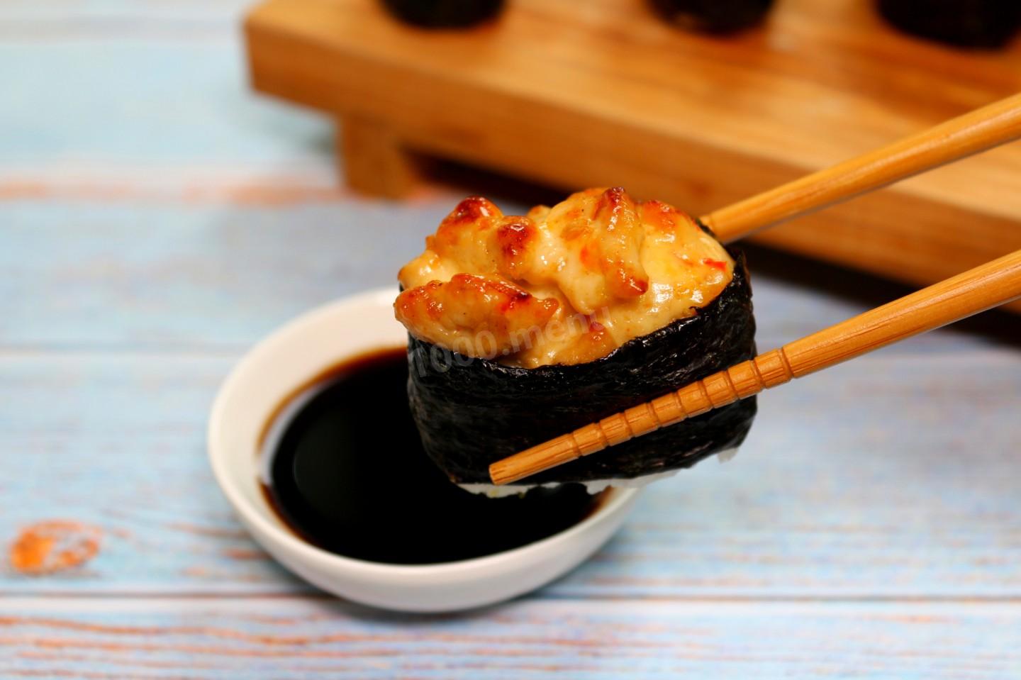 Гункан запеченные суши рецепт (119) фото