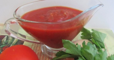 Кетчуп томатный на пасте с сахаром и горчицей