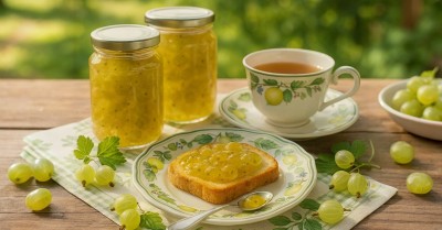 Простое варенье из крыжовника на зиму