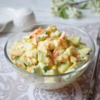 Салат курица корейская морковь свежий огурец