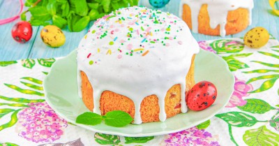 Пасхальный кулич на сухих дрожжах в духовке