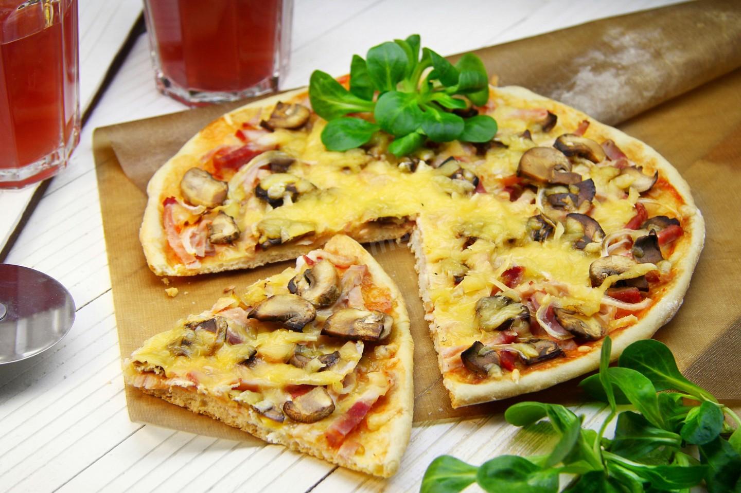 пицца с шампиньонами рецепт с фото пошагово грибная фото 19