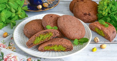 Дубайское печенье с фисташковой пастой