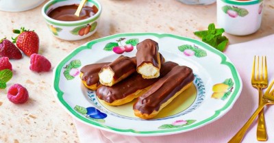 Эклер классический в домашних условиях с заварным кремом