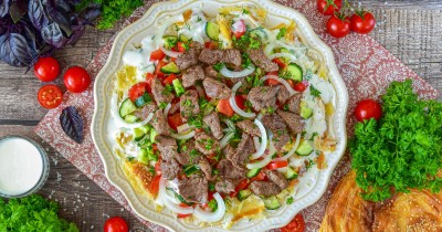 Курутоб с мясом