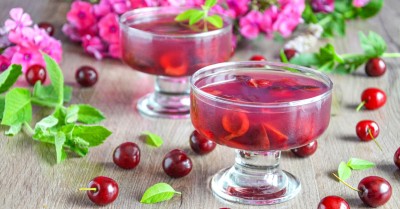 Желе из вишни