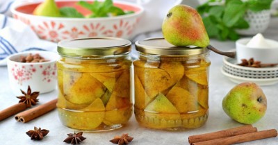 Груши в сиропе на зиму дольками
