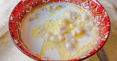 Молочная затирка