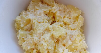 Салат картошка с яйцом