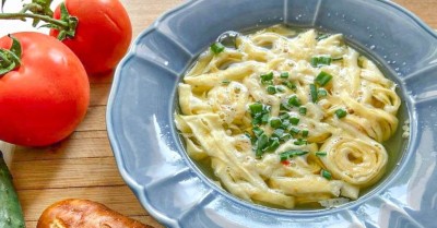 Немецкий суп с блинами (Флядлезуппе)