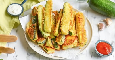 Кабачки жареные на сковороде с чесноком