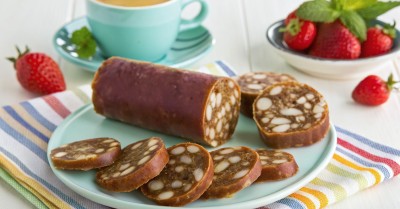 Чайная колбаса из печенья