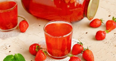 Компот из клубники на зиму