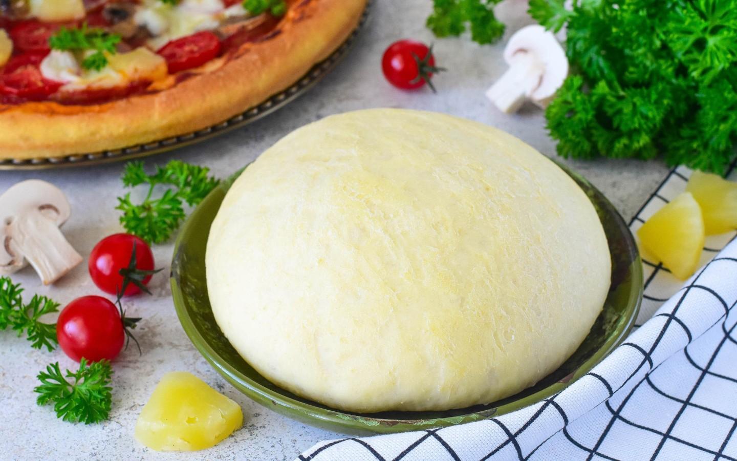 Тесто для пиццы дрожжевое живых