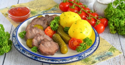 Язык в аэрогриле