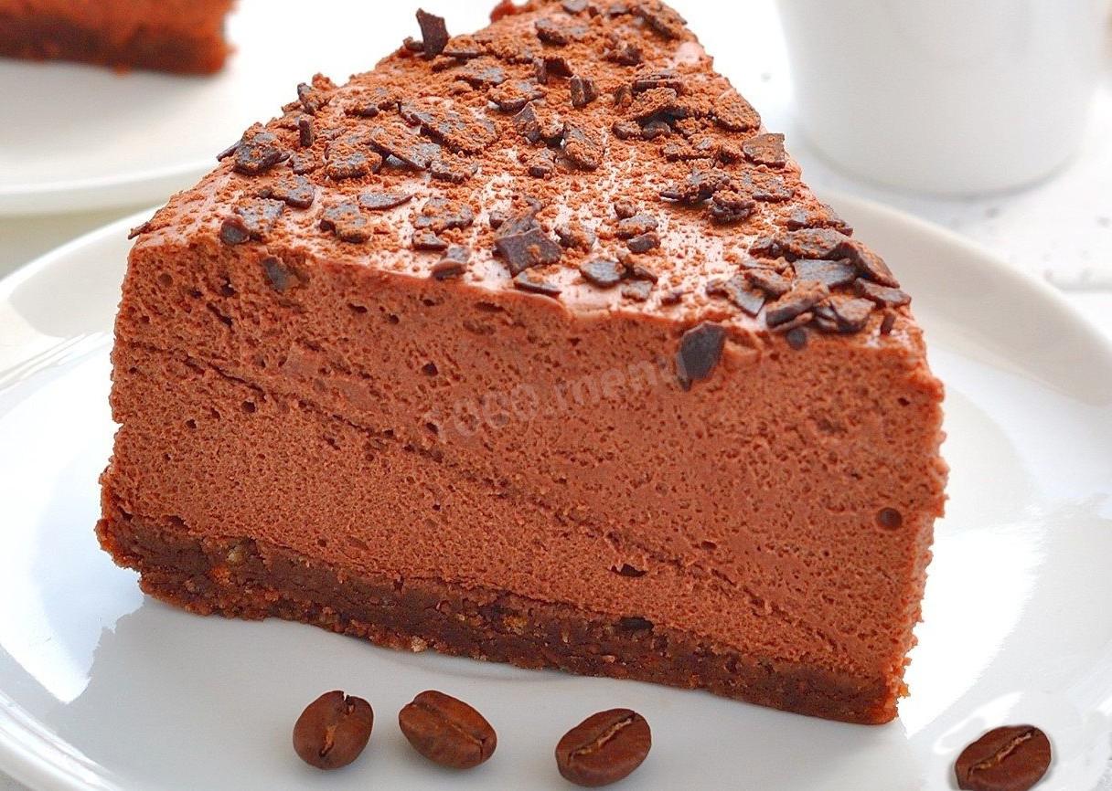 Шоколадный чизкейк без выпечки: рецепт с фото и пошаговой инструкцией