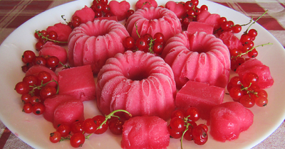 Желе из ягоды красной смородины с агар-агаром