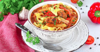 Лагман из свинины классический