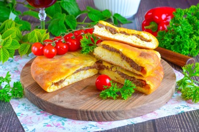 Осетинский пирог с мясом в духовке